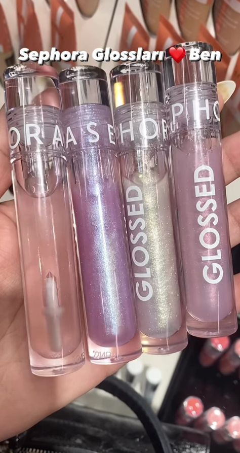 Lipgloss Sephora, Shifting Items, Sephora Lipgloss, Makeup Lipgloss, Preppy Makeup, Sephora Lip, Makeup Nails Designs, Glitter Gloss, Dior Makeup