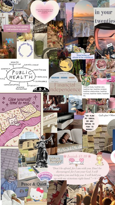 Public Health Aesthetic, Girl Aesthetic Vision Board, Grown Woman Aesthetic, Smart Girl Aesthetic, Public Health Career, Aspirations In Life, Health Vision Board, Make Yourself Proud, Work Vision Board