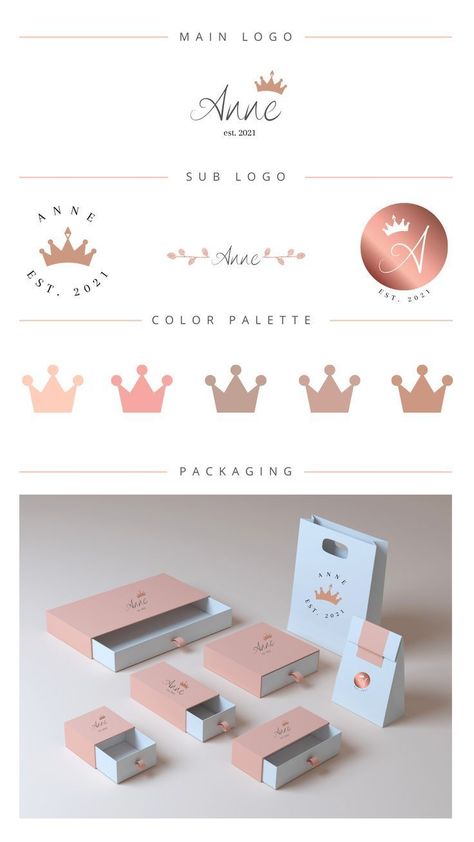 ANNE - Mood Board jewelry brand design packaging ideas  submark logolove #logodaily #designed #logotypeclub. Luxury Color Palette Branding Rose Gold, Luxury Jewelry Color Palette, Jewelry Brand Mood Board, Color Palette For Jewelry Brand, Color Palette Rose Gold, Jewelry Logo Design Ideas Simple, Jewelry Logo Design Ideas, Handmade Jewelry Logo, Jewelry Logo Inspiration