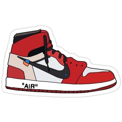 Jordan Stickers, Stickers Nike, Bo Jackson Shoes, Sneakers Illustration, Simpson Wallpaper Iphone, Shoes Wallpaper, Preppy Stickers, Teddy Bear Design, Tumblr Stickers