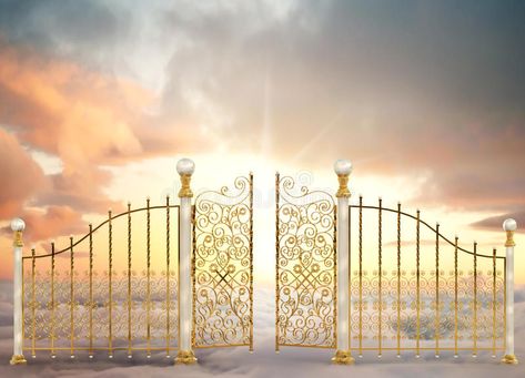 Pearly Gates Landscape royalty free stock image Thorns Drawing, Heaven Pictures, Pearly Gates, Heaven's Gate, Prayer Room, Stairway To Heaven, The Kingdom Of God, Eps Vector, Best Songs