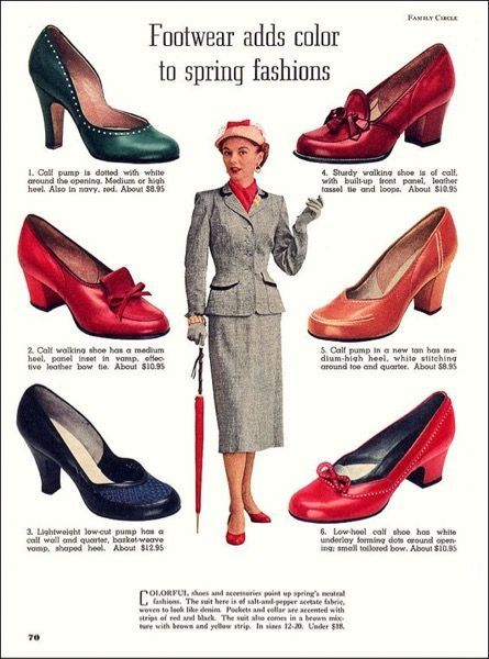 Searching for the Perfect Vintage Casual Shoes 50s Accessories, 50s Shoes, 1950 Style, 1950s Shoes, 1940s Shoes, 50's Fashion, Shoes Inspiration, Vintage Style Shoes, Shoes Ads