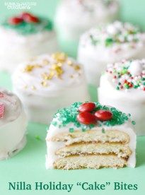 Cake Bites Recipe, Holiday Cake, Christmas Easy, Christmas Recipes Easy, Nilla Wafers, Cake Bites, Christmas Recipe, Bake Desserts, Desserts Easy