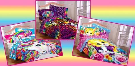 Holy frigging rainbows! LISA FRANK BEDDING is coming. pic.twitter.com/mFCg3IesC5— BuzzFeed Style (@BuzzFeedFashion) October 10, 2014 And sleeping, and eating, and doing anything else besides for being mesmerized by multicolored... Lisa Frank Room, Lisa Frank Birthday Party, Art School Supplies, Lisa Frank, Dorm Bedding, 90s Kids, How To Make Bed, Girl's Room, Bedroom Makeover