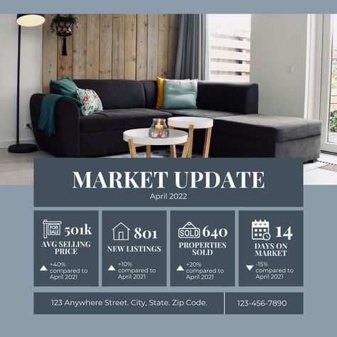 Share monthly real estate market updates and stats on social media. Perfect for agents and realtors to increase Instagram engagement! Instagram Posts Template, Realtor Instagram, Real Estate Instagram, Profile Icon, Real Estate Ads, Marketing Graphics, Realtor Marketing, Real Estate Quotes, Instagram Engagement