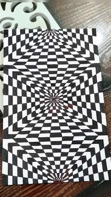 Optical Illusions Drawings Easy, Crazy Optical Illusions, Optical Illusions Drawings, 3d Drawing Techniques, Illusions Art, Drawing Anatomy, Optical Illusion Drawing, Illusion Drawings, Art Optical