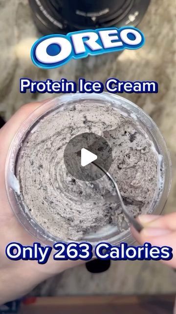 96K views · 5.6K likes | Ninja Creami Recipes | High Protein | Ice Cream on Instagram: "Oreo Protein Ice Cream 🍦🍨 This recipe has helped me lose over 230 pounds and is quick and easy so you can stay on top of your busy life but also stay on track with your health goals 💪🏼💪🏼  Follow @creamiwrld for more daily recipes!! Video Creds: @bradleyfulp   The entire pint of ice cream is: 263 calories 35.3g Carbs 11.2g Fat 27.3g Protein  Ingredients used: Vanilla Fairlife Core Power Vanilla Extract 4 Highkey Cookies  #fyp #weightloss #weightlossprogress #weightlossbeforeandafter #fitnesstransformationcheck #healthyliving #healthyliving #bingeedrecovery #easyrecipes #highprotein #highproteinrecipe #ninjacreamirecipes #ninjacreami #creamirecipes" Highkey Cookies, Fairlife Core Power, Ice Cream Maker Recipes Healthy, Ninja Ice Cream Recipe, Protein Ice Cream Recipe, Protein Ice Cream Recipes, Protein Ingredients, Healthy Ice Cream Recipes, Pint Of Ice Cream