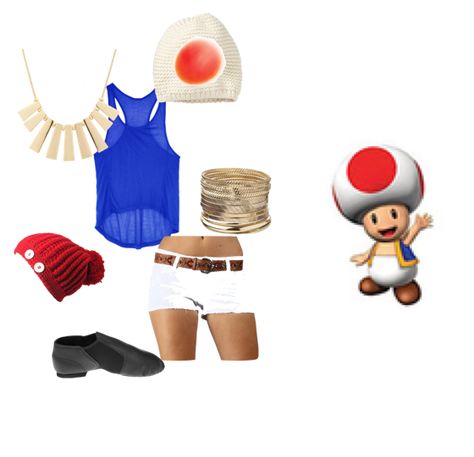 Womens Toad Costume, Mario Brothers Toad Costume, Toad Inspired Outfits, Toad Diy Costume, Mario Kart Toad Costume, Toad Costume Mario Kart, Toadette Costume, Super Mario Costumes, Toad Costume