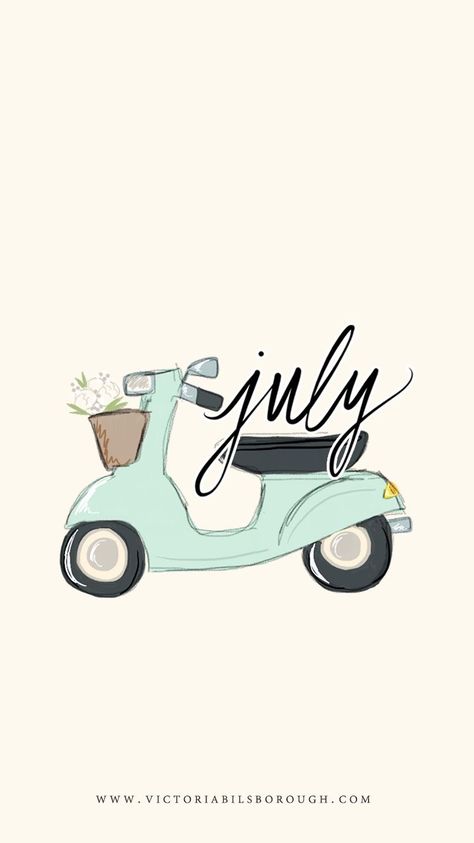 Graphic Design Illustrator, Sticker Images, Wallpaper Dress, Hello July, Snap Streak Ideas Easy, July 1st, Calendar Wallpaper, Inspirational Wallpapers, Wallpaper For Your Phone