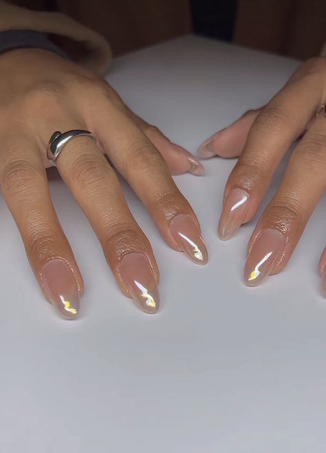 Simple Gel Nails, Round Nails, Glass Nails, Neutral Nails, Clear Nails, Hot Nails, Minimalist Nails, Dream Nails, Fire Nails