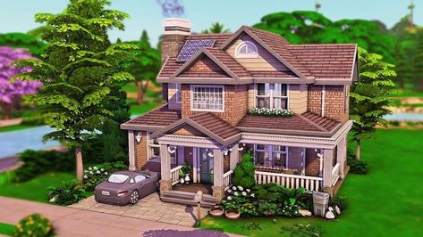 Home The Sims 4, Sims Design, Sims 4 Houses Layout, Blocksburg Room Ideas￼, Sims Inspiration, Sims 4 Speed Build, Sims 4 Family, Sims Houses, Sims 4 House Plans