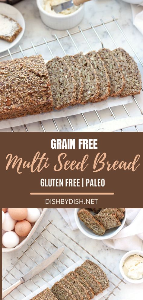 Gluten Free Sunflower Seed Bread, Gluten Free Seeded Bread, Gluten Free Grains List, Gluten Free Multigrain Bread, Keto Seed Bread, Gluten Free Seed Bread, Gluten Free Ezekiel Bread Recipe, Multi Grain Bread Recipes, Multi Seed Bread