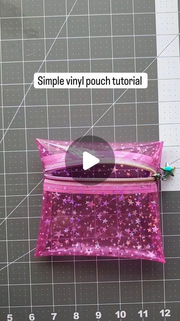 Muriel Corbierre on Instagram: "This is the simplest vinyl pouch I designed when I started sewing with vinyl. If you're just starting to sew with vinyl, this is a good starting point. Read on for dimensions, tips and advice!
I used vinyl from @zippervalley, she has a great selection and the vinyl is top quality. I used #5 zipper tape and pulled (also from ZipperValley). It's easier to add insert a pull on #5 tape than #3 (ask me how I know!). Using 1/4" double sided tape is a must to make sure your zipper stays in place when you sew it. A Teflon foot it also handy when sewing with sticky vinyl (no need to spend big bucks, I got mine from Amazon for a few dollars). Lastly, I use microtex 90/14 needles when sewing thin layers of vinyl like here. I use polyester multipurpose Gutermann thread. Sewing Vinyl, Vinyl Pouch, Vinyl Purse Pattern, Vinyl Pouches Tutorial, Vinyl Zipper Pouch Tutorial, On-the-go Pouch With Zipper Closure, Cheap Zipper Pouch Shoulder Bag For On-the-go, Functional Zipper Pouch Bag For On-the-go, Nylon Pouch With Zipper For On-the-go