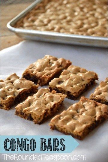 Congo Bars Recipe, Congo Bars, Sunday School Teacher, Cookie Bar Recipes, Bars Recipe, Teenage Years, Semisweet Chocolate, Cookie Bars, Bars Recipes