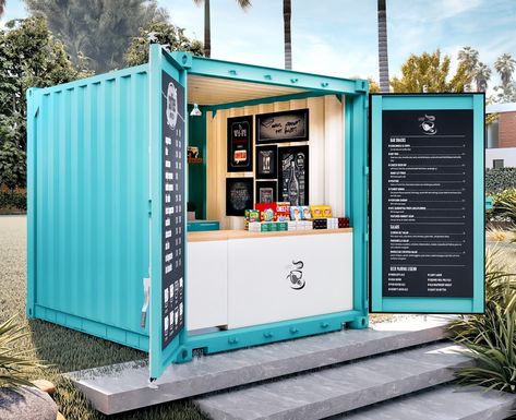 Did you know we're now offering fully customized container cafes as a product? Thats right, at less than the cost of a coffee van; Barista Equip designs innovative equipment solutions to offer the fastest and most efficient service options available anywhere in the world for shipping container cafes. Send us an email or DM us for more info. Shipping Container Cafe, Container Coffee Shop, Mobile Cafe, Coffee Van, Container Cafe, Outdoor Restaurant Design, Small Cafe Design, Container Bar, Cozy Coffee Shop