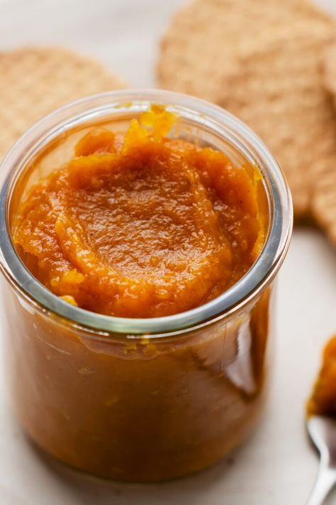 Homemade Pumpkin Butter Recipe, Slow Cooker Pumpkin Butter, Homemade Pumpkin Butter, Layered Dessert Recipes, Pumpkin Butter Recipe, Pumpkin Scones Recipe, Pumpkin Dishes, Slow Cooker Pumpkin, Toast Toppings