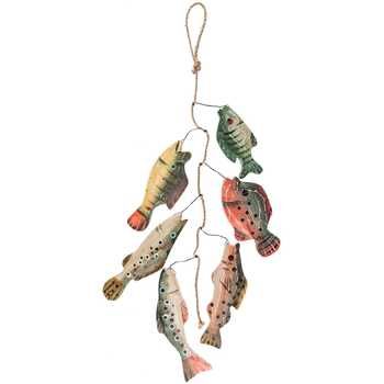 Fish on a String Decoration Outdoor Boys Room, Boys Fishing Bedroom, Rustic Hunting Decor, Hunting Theme Nursery, Fishing Bedroom, Cabin Nursery, Fish Net Decor, Lake Cabin Decor, Cabin Theme