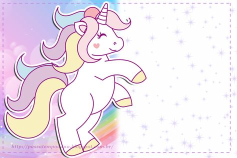 Unicorn: Free Printable Mini Kit. - Oh My Fiesta! in english Unicorn Wallpaper Cute, Candy Bar Labels, Unicorns And Mermaids, Free Printable Invitations, Pony Birthday, Unicorn Wallpaper, Unicorn Theme, Unicorn Cake, Unicorn Birthday Parties