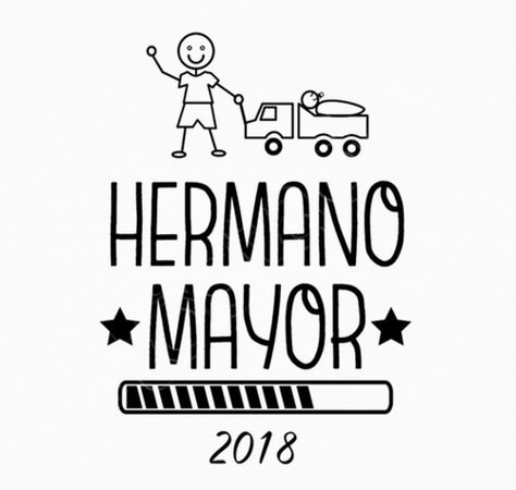 Ropa infantil Hermano Mayor 2018 (letras negras) Super Shadow, Big Brother Announcement, Gift Boxes For Women, Kids Corner, Cricut Projects Vinyl, Big Brother, Baby Announcement, Pregnancy Announcement, Baby Boy Shower