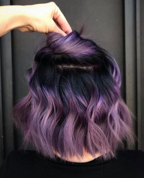 Bob With Purple Highlights, Vanity Corner, Hair Color Underneath, Peekaboo Hair, Hair Things, Birthday Hair, Hair Idea, Lavender Hair, Hair Done