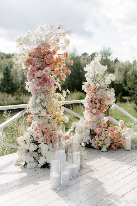 #decoration #flowers #wedding Flower decoration ideas for weddings/ Anniversaries and parties Flower Decoration Ideas, Ideas For Weddings, Floral Arch Wedding, Orange Wedding Flowers, Wedding Backdrop Design, Flower Decorations Diy, Decoration Flowers, Wedding Flower Inspiration, Wedding Flower Decorations