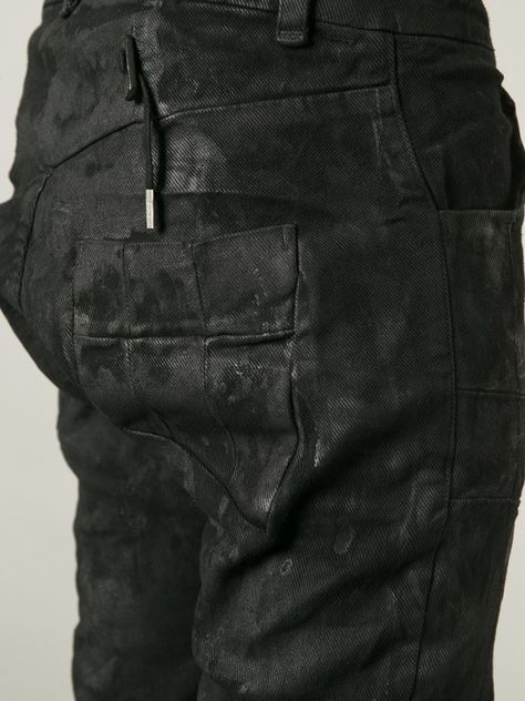 Handmade Pants, Wax Jacket, Artisan Fashion, Boho Men, Boris Bidjan Saberi, Waxed Jeans, Wax Jackets, Avant Garde Fashion, Jeans For Men