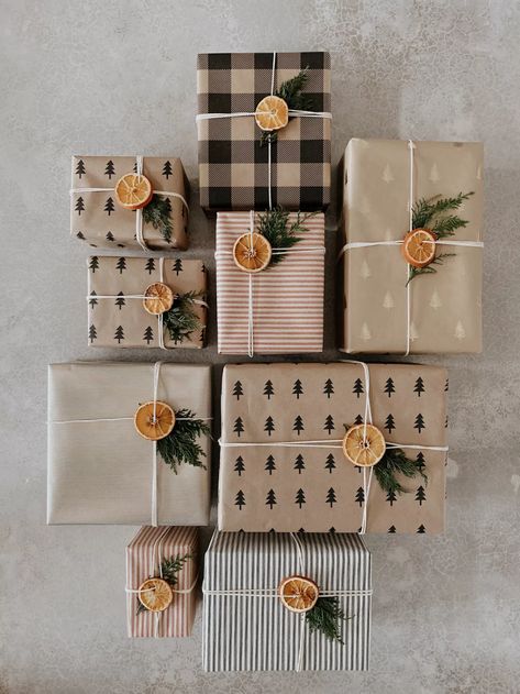 George & Viv The Night Before … curated on LTK Giftwrap Ideas Christmas, Kraft Paper Christmas Wrapping, Diy Holiday Gift Wrapping, Christmas Present Wrap, Christmas Wrapping Diy, Christmas Gift Wrapping Diy, Brown Paper Wrapping, Pretty Gift Wrapping Ideas, Xmas Wrapping Paper