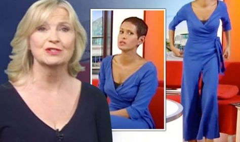 NAGA MUNCHETTY walked off BBC Breakfast during a show earlier this week after co-star Carol Kirkwood made a joke which didn't get the laughs she may have been expecting. Naga Munchetty, Carol Kirkwood, Okay Bye, Today Images, Weather Report, Tv On The Radio, Hot Yoga, Get Up, Bbc