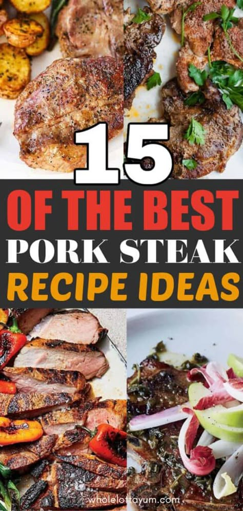 What To Do With Pork Steaks, Pork Steak Recipes Instapot, Recipes Using Pork Steaks, Recipe For Pork Steaks, Pork Coppa Steak Recipe, Pork Ribeye Steak Recipes, Pork Steak Crockpot, Pork Rib Eye Steak Recipes, Healthy Pork Steak Recipes