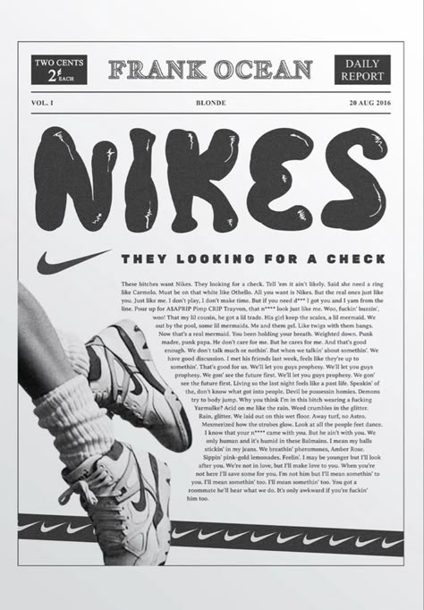 Nike Poster, Printable Wall Collage, Posters To Print, Posters For My Room, Vintage Poster Design, Wall Pics, Dorm Posters, Posters For Room, Room Prints