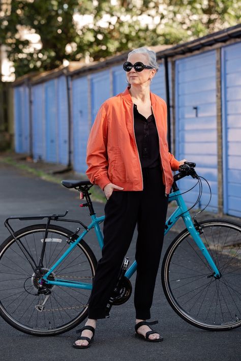 Cycle Chic: what to wear on a bike — That’s Not My Age Bike Commuter Style Women, Cycling Outfits Women Casual, Bicycle Outfits For Women, Bike Outfits Women, Cycling Outfits Women, Commuter Bike Style, Cycling For Women, Indie Fits, Cycle To Work