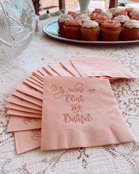 Blush And Bashful Steel Magnolias, Blush And Bashful Party, Steel Magnolias Wedding Theme, Blush And Bashful Bridal Shower Ideas, Steel Magnolias Bridal Shower Ideas, Blushing Bride Bridal Shower Theme, Steel Magnolias Wedding, Southern Bridal Shower Ideas, Steel Magnolias Party