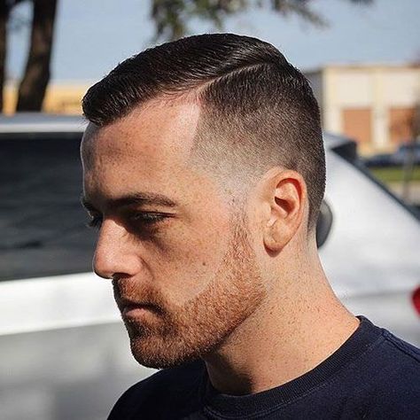 Side Part Haircut with Widow's Peak - Best Widow’s Peak Hairstyles For Men: Get Cool Widow's Peak Haircuts For Guys #menshairstyles #menshair #menshaircuts #menshaircutideas #menshairstyletrends #mensfashion #mensstyle #fade #undercut #barbershop #barber Bad Hairline, Widows Peak Hairstyles, Haircuts For Receding Hairline, Haircuts For Balding Men, Buzz Haircut, Balding Mens Hairstyles, Hairstyles For Receding Hairline, Short Fade Haircut, Receding Hair Styles