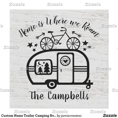 Camping Signs Diy, Camper Quotes, Doodle Embroidery, Camping Projects, Camper Art, Camper Signs, Trailer Camping, Travel Trailer Camping, Bucket Light