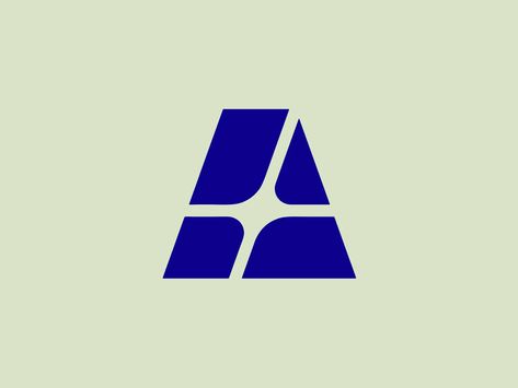 Letter A Logo / Blue Logo / Abstract Logo / Utilities Logo / Akku Vertrieb... Sharp Logo Design, Dynamic Logo Design, Geometric Logos, Abstract Logos, A Letter Logo, At Logo, As Logo, Negative Space Logo, A Logo Design Letter