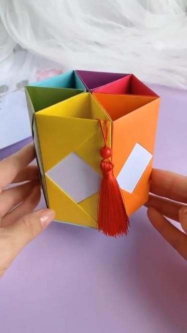 Paper Craft Ideas for Fairy Tale Themes | How to Make Paper Pinwheels: Whirlwind Fun Book Crafts Diy, Paper Craft Videos, Instruções Origami, Seni Dan Kraf, Diy Gift Set, Easy Paper Crafts Diy, Quick Crafts, Origami Box, Handmade Paper Crafts