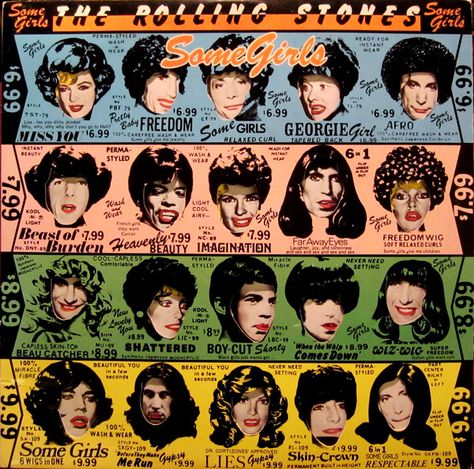 The Rolling Stones - Some Girls at Discogs Rolling Stones Album Covers, Mikkey Dee, Rolling Stones Albums, Greatest Album Covers, Eric Singer, Classic Album Covers, Rock Cover, Ronnie Wood, Cool Album Covers