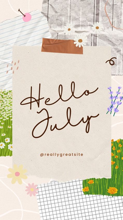 Light Brown Vintage Cute Hello July Quote Instagram Story 🍃 cute, watercolor, collage, hello, july, quote, summer, nature, new month, Instagram Story, 🌱 #canva #canvatemplate #canvacreatorthailand #freetemplate Month Instagram Story, Quote Instagram Story, Quote Instagram, Watercolor Collage, July Quotes, Hello July, Summer Nature, Brown Vintage, New Month