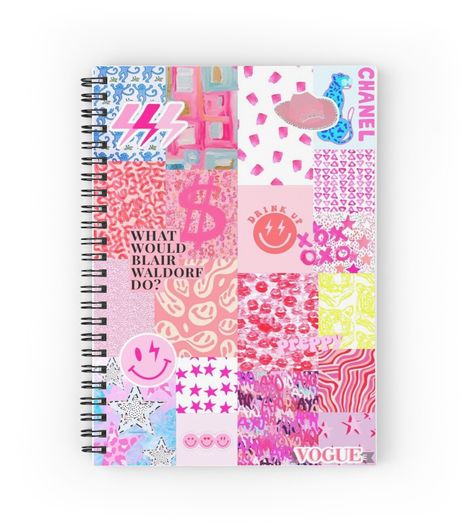 Preppy School Supplies Amazon, Cute School Notebooks, Preppy Office Supplies, Nice Stationary, Preppy Notebooks, Preppy Stationary, Back To School Outfits Preppy, Preppy Artwork, Preppy Must Haves