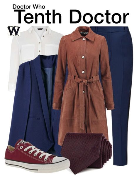 Doctor Who Outfits, The Tenth Doctor, Doctor Who Cosplay, Geeky Fashion, Donna Noble, Character Inspired Outfits, Tenth Doctor, Geek Fashion, John Varvatos