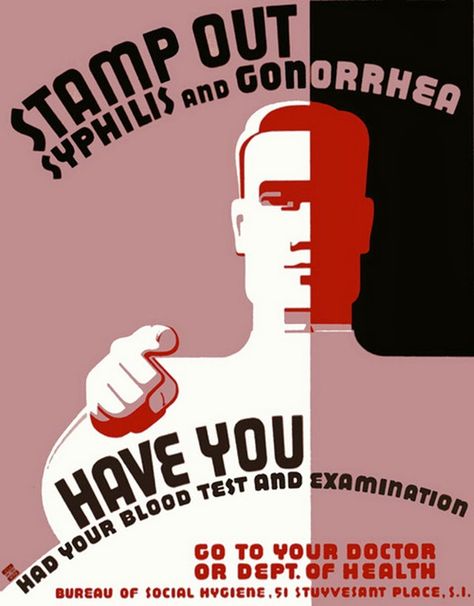 vintage everyday: 40 Hilarious Vintage STD Propaganda Posters from World War II Getting Rid Of Gas, Health And Safety Poster, Works Progress Administration, Wpa Posters, Health Poster, Safety Posters, New York Poster, Propaganda Posters, Blood Test