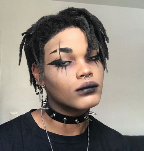 Punk Makeup Men, Makeup Emo, Goth Makeup Looks, Concert Makeup, Makeup Over 40, Punk Makeup, Alt Makeup, Swag Makeup, Alternative Makeup