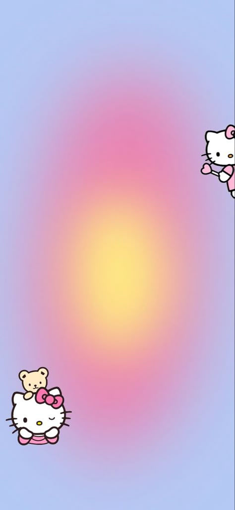 Aura Hello Kitty Wallpaper, Hello Kitty Aura Wallpaper, Glowy Wallpaper, Hello Kitty Aura, Aura Wallpaper Ipad, Hello Kitty Frases, Hello Kitty Lock Screen, Friends Lockscreen, Z Flip Wallpaper