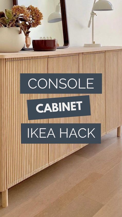 Ikea Sideboard Hack, Ikea Bar Cabinet, Ikea Tv Console, Ikea Buffet, Ikea Console Table, Sideboard Diy, Ikea Wall Cabinets, Ikea Sideboard, Diy Buffet