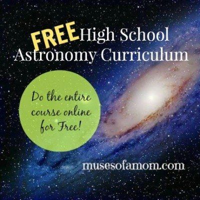 FREE Highschool Astronomy Curriculum - Homeschool Giveaways Homeschool Astronomy, Astronomy Lessons, Homeschooling High School, High School Curriculum, Online High School, Earth And Space Science, High School Science, Homeschool High School, Science Curriculum