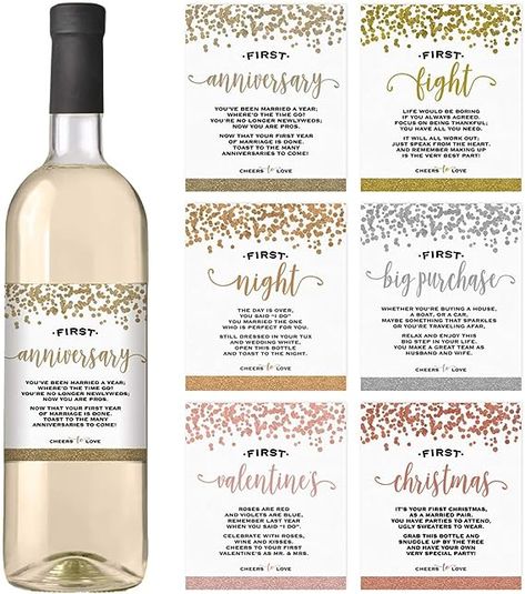 Unique Wine Bottles, Wedding Bottle Labels, Thoughtful Wedding Gifts, Anniversary Boyfriend Gifts, Wedding Gift Set, Wedding Wine, Wine Bottle Labels, Perfect Wedding Gift, Wine Wedding