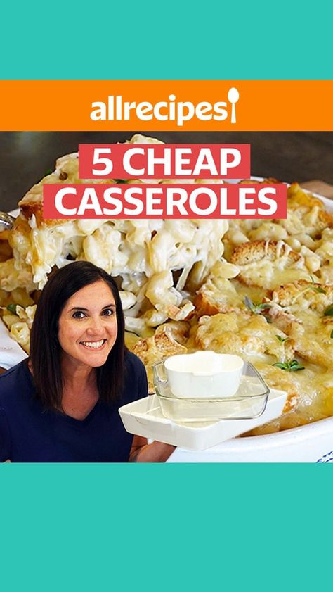 Allrecipes on Instagram: “5 Cheap & Easy Casseroles • @nicolemcmom is about to make your busy weeknights a whole lot easier! For the recipes, tap on @allrecipes and…” Get Cookin With Nicole, Nicole Mcmom Recipes, All Recipes Nicole Mcmom, Nicolemcmom Recipes, Allrecipes Nicole Mclaughlin, Cheap Casseroles, Mccormick Recipes, Easy Casseroles, Mexican Meals