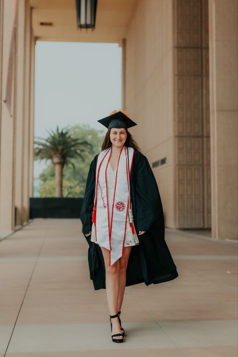 Graduation portraits in front of CSUN campus library Cap And Gown Portraits, Graduation Cap And Gown, College Graduates, Cal State, Graduation Portraits, Grad Photoshoot, Graduation Photoshoot, Senior Graduation, Grad Photos