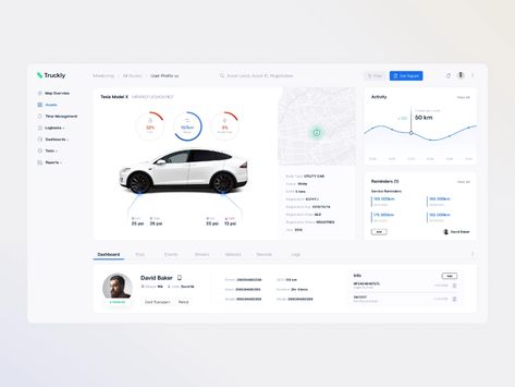 Healthcare Dashboard, Dashboard App, Dashboard Car, Apps Design, Power Bi, Dashboard Ui, Vehicle Tracking, Web Ui Design, App Design Inspiration