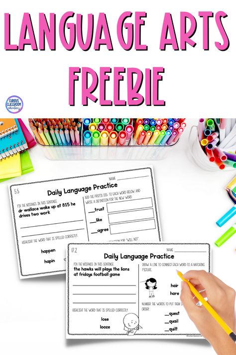 Put reading and language skills practice on autopilot with these printable daily language reviews! Having a no-prep, print-and-go option for language morning work is a huge time saver. Whether you are using this language spiral review as whole group instruction or at ELAR stations, the quick reading and grammar practice will have your students’ language arts skills soaring in no time! Try a free week today! Daily Oral Language 2nd Grade, 2nd Grade Daily 5 Stations, Figurative Language Activities 3rd, Daily 5 Stations For Third Grade, Daily Math Review 2nd Grade, Daily Oral Language, Worksheets For 3rd Grade, Friday Football, Daily Language Review